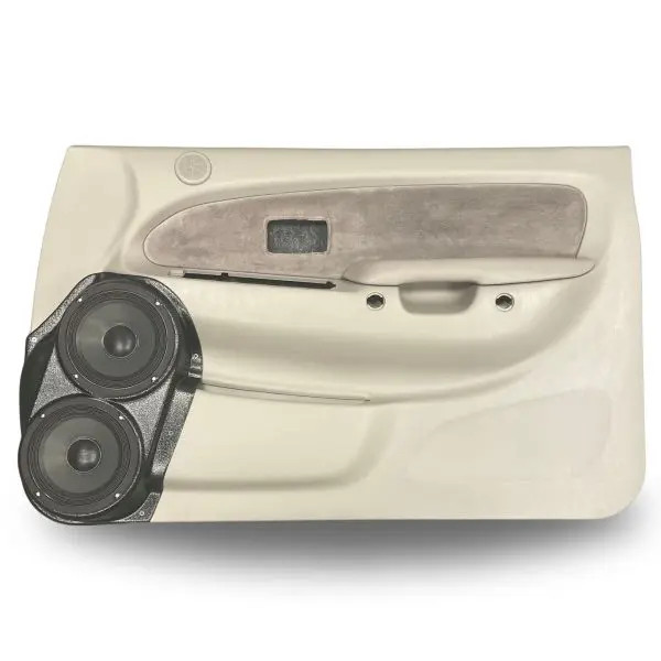 Custom Speaker Pods Dual 6.5″ Speaker Pods for the Front Door of a 01-04 Toyota Tacoma Electric Windows Only
