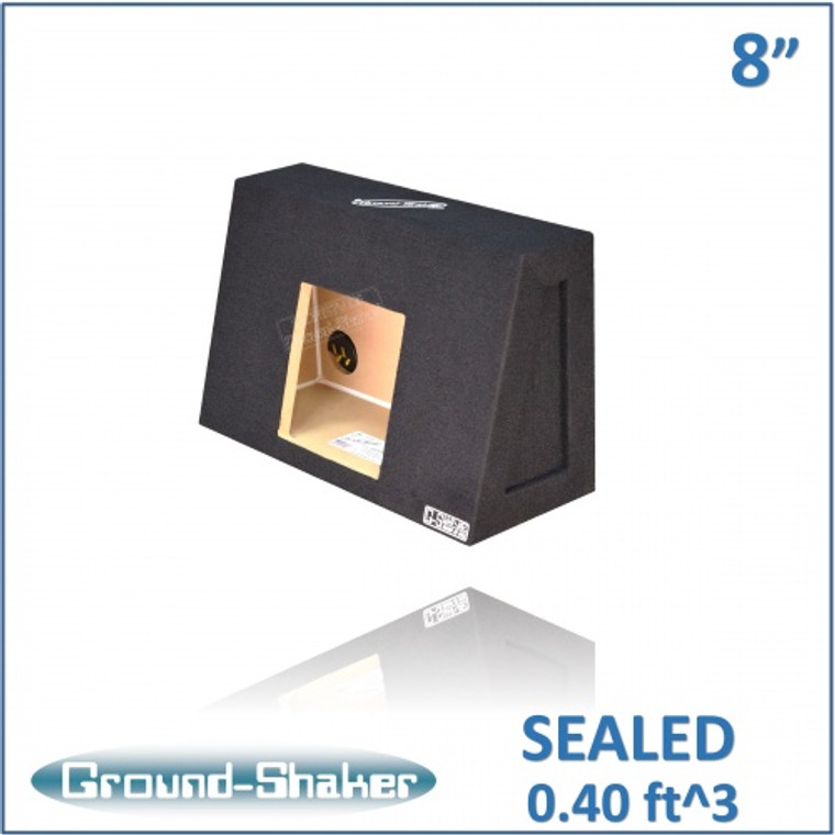 black 8" single sealed solo-baric sub box, fits regular cab trucks black 8" single sealed solo-baric sub box, fits regular cab trucks