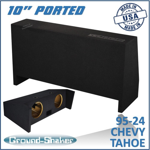 95-24 Chevy Tahoe (w/3rd Row Seat) Black 10" Dual Ported Subwoofer Box