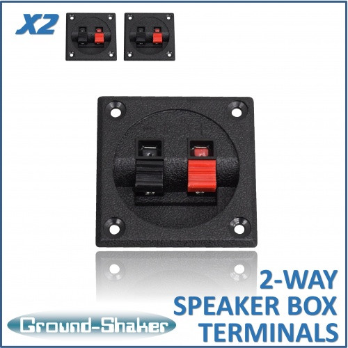 Ground Shaker 2-way speaker box terminal cup (2pcs)