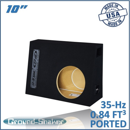 Regular Cab Trucks Black 10" Single Ported Subwoofer Box