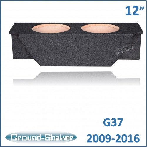 Infiniti G37 Coupe 2009-2016 Black 12" Dual Sealed Subwoofer Box