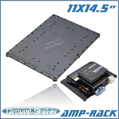 Ground Shaker black 11” x 14.5” amp-rack