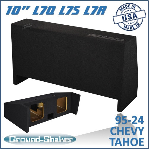 95-24 Chevy Tahoe (w/3rd Row Seat) Black 10" Dual Ported Solobaric Subwoofer Box
