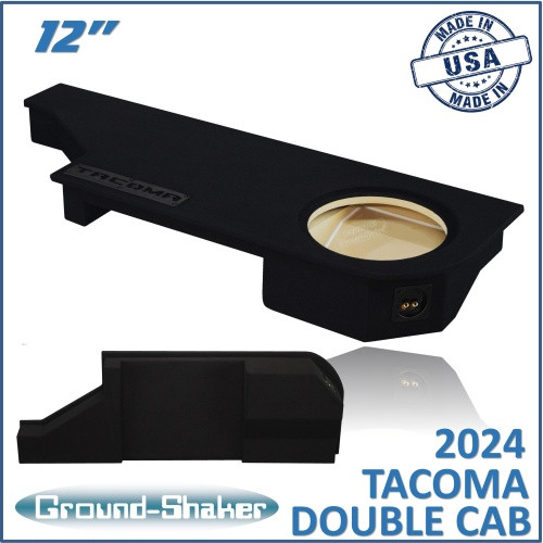 Ground Shaker GS-TOYTC112B 12-inch sealed subwoofer box for 2024 Toyota Tacoma Double Cab