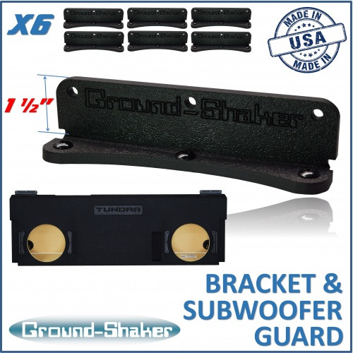 Ground Shaker 1 1/2” height bracket & subwoofer guard