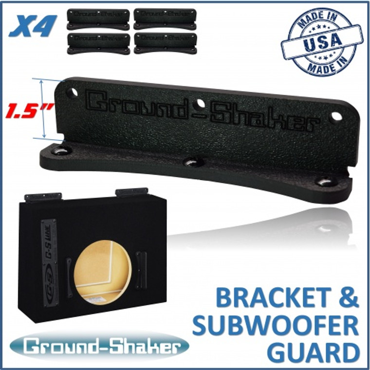 1 1/2" height bracket & subwoofer guard