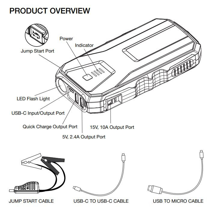 XS Power PB-13.0 – 13,000mAh PowerSports Bank
