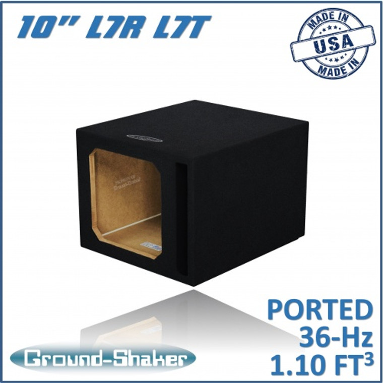 black 10" single ported solobaric sub box black 10" single ported solobaric sub box