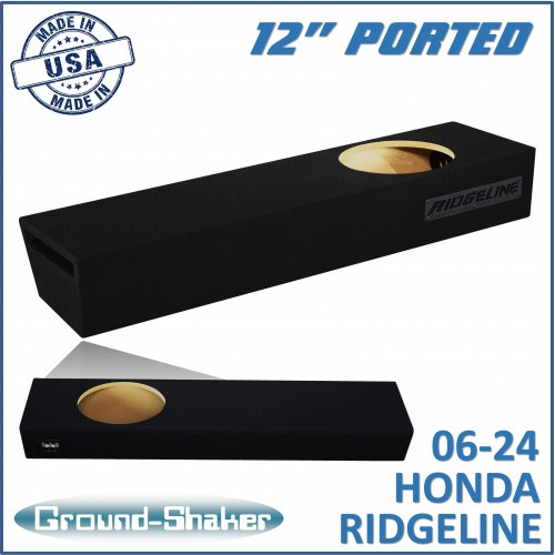 06-24 Honda Ridgeline Black 12" Single Ported Subwoofer Box