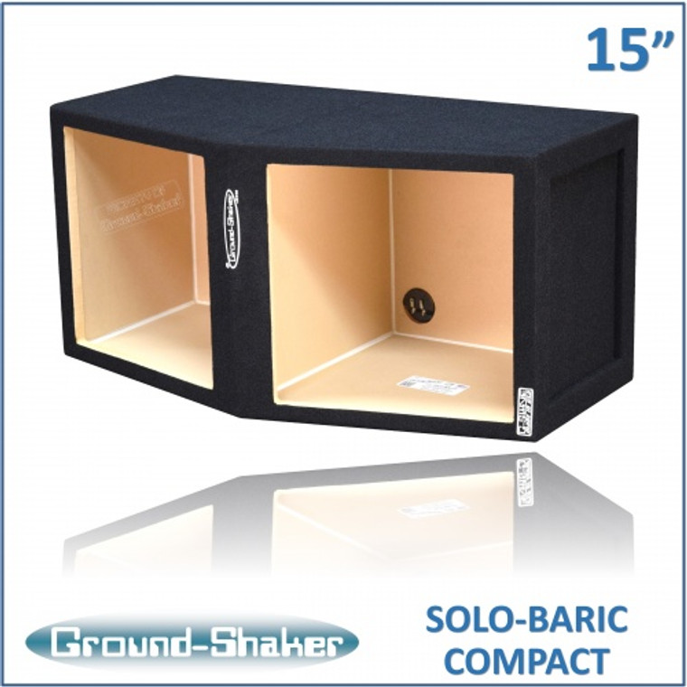 black 15" dual sealed solo-baric compact sub box black 15" dual sealed solo-baric compact sub box