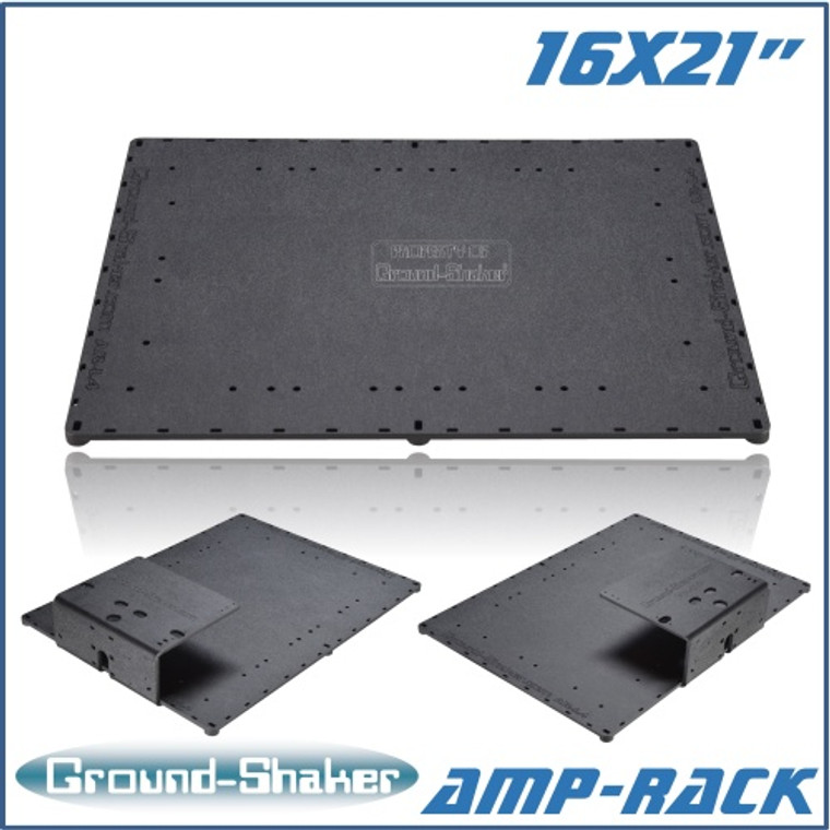 black 16” x 21” amp-rack