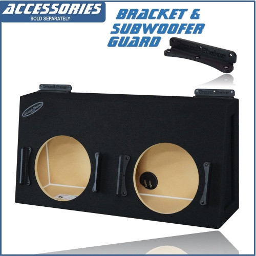 Ground Shaker GS-ST215B Black 15" Dual Sealed Truck Subwoofer Box
