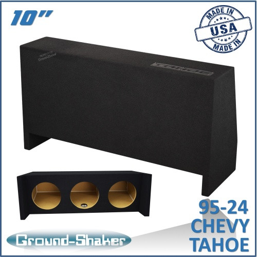 95-24 Chevy Tahoe (w/3rd Row Seat) Black 10" Triple Sealed Subwoofer Box