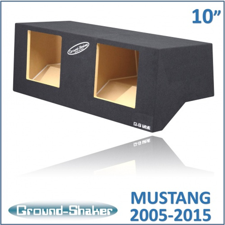 black 10" dual sealed sub box, fits ford mustang coupe 2005-2015 black 10" dual sealed sub box, fits ford mustang coupe 2005-2015