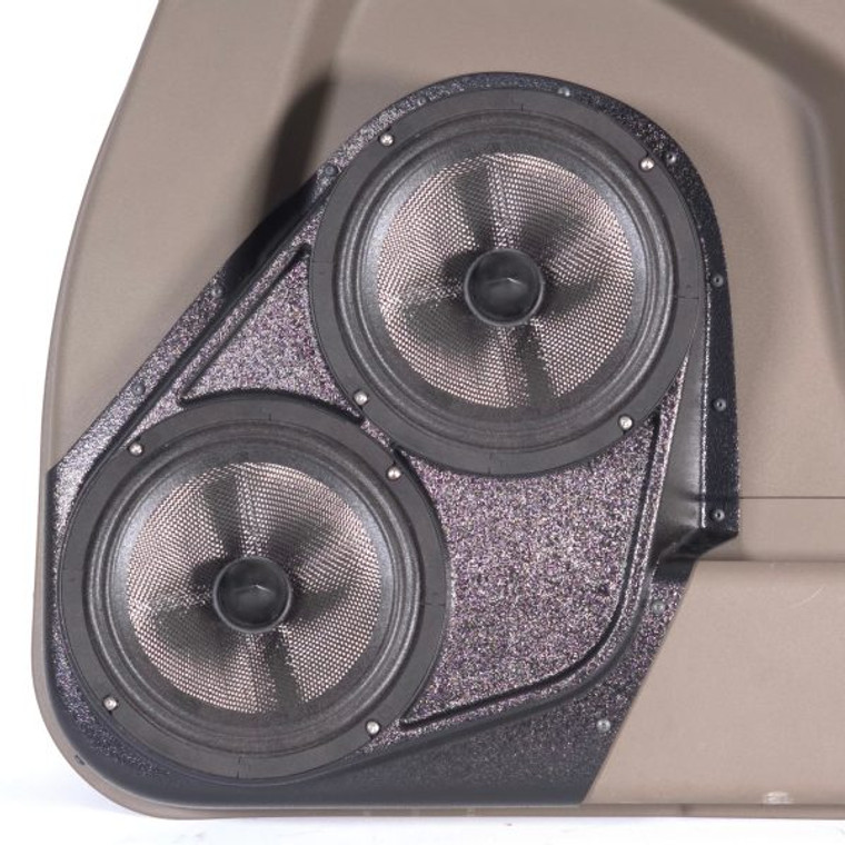 Dual 8″ Front Door Speaker Pods for the 2005-2021 Nissan Frontier, 2005-2012 Pathfinder