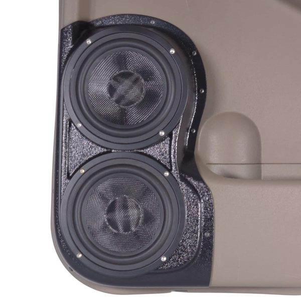 Custom Speaker Pods Dual 6.5″ Rear Door Speaker Pods for the 2005-2021 Nissan Frontier