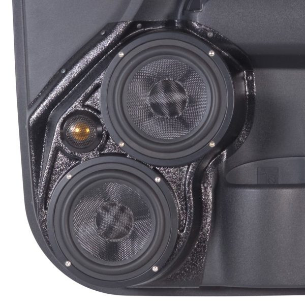Custom Speaker Pods Dual 6.5″ + 2″ Front Door Speaker Pods for the 2008-2015 Scion xB