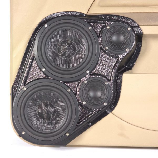 Custom Speaker Pods Dual 6.5″ + Dual 3.5″ Lower Front Door Speaker Pods for the 2006-2011 Chevrolet HHR