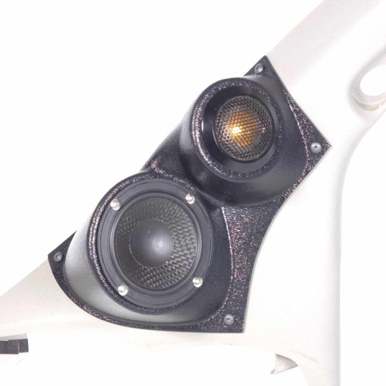 3.5″ + 2″ Lower A-Pillar Speaker Pods for the 2005-2011 Nissan Frontier or Pathfinder