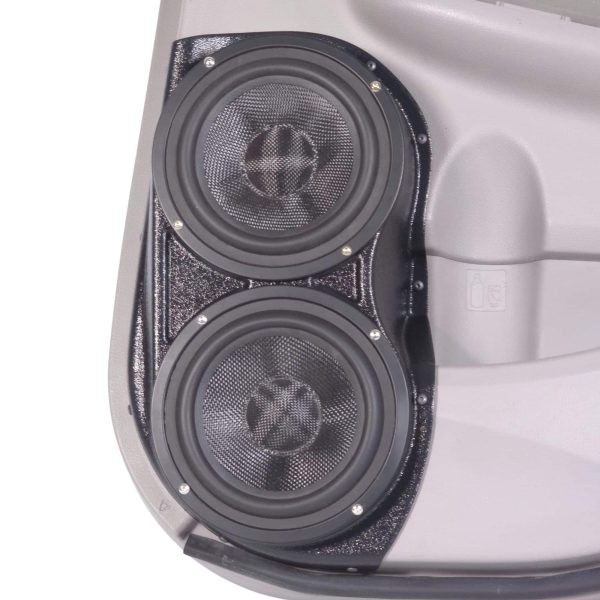Custom Speaker Pods Dual 6.5″ Lower Rear Door Speaker Pods for the 2009-2013 Toyota Corolla