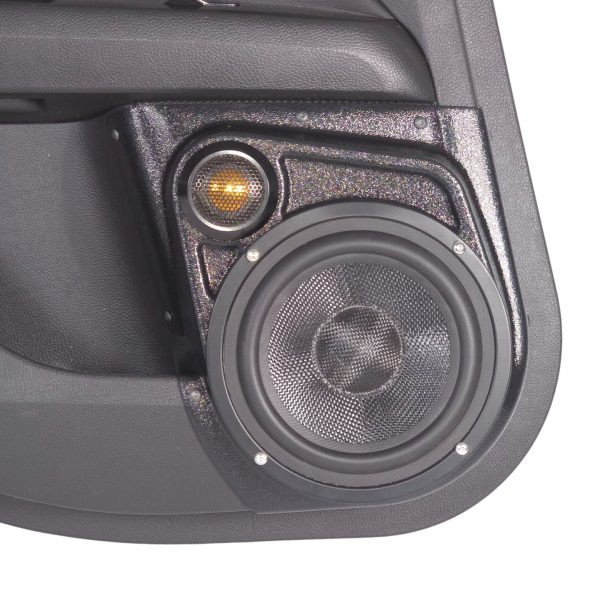 Custom Speaker Pods 6.5″ + 2″ Rear Door Speaker Pods for the 2013-2020 Ford Fusion