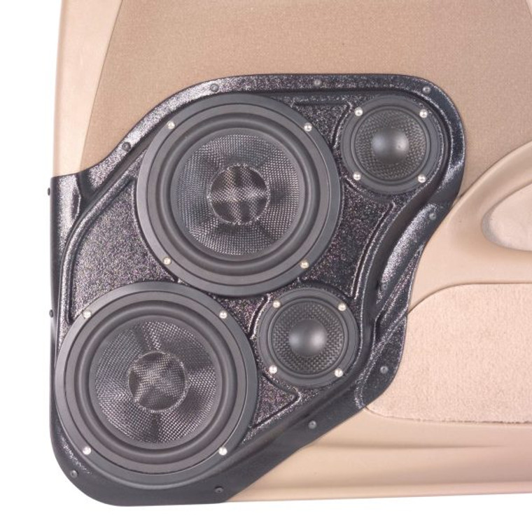 Dual 6.5″ + Dual 3.5″ Front Door Speaker Pods for the 2000-2003 Toyota Tundra