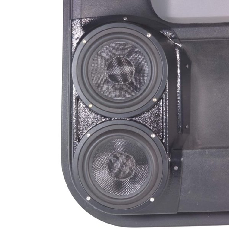 Dual 6.5″ Rear Door Speaker Pods for the 2007-2013 Toyota Tundra Crew Cab