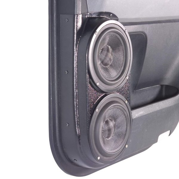 Custom Speaker Pods Dual 6.5″ Rear Door Speaker Pods for the 2007-2013 Toyota Tundra Extended Cab