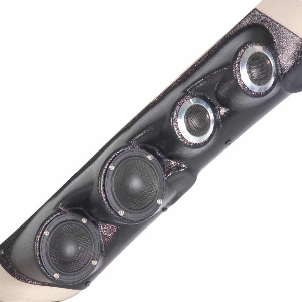 Custom Speaker Pods Dual 3.5″ + Dual 2″ Large A-Pillar Speaker Pods for the 2007-2009 Chevrolet Tahoe