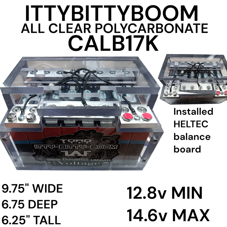 Itty Bitty Boom CALB17K All-Clear Polycarbonate