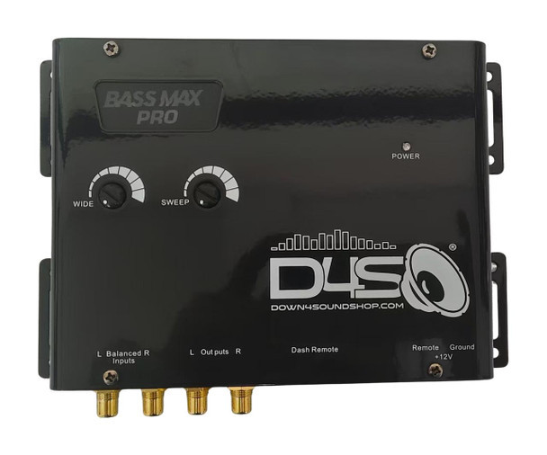 Down4Sound BASS MAX PRO | BLACK GLOSS | BASS RESTORATION PROCESSOR