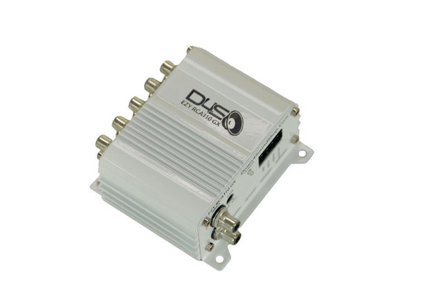 Down4Sound EZY RCA110GX - WHITE GLOSS - POWER RCA DISTRIBUTION WITH MASTER GAIN CONTROL