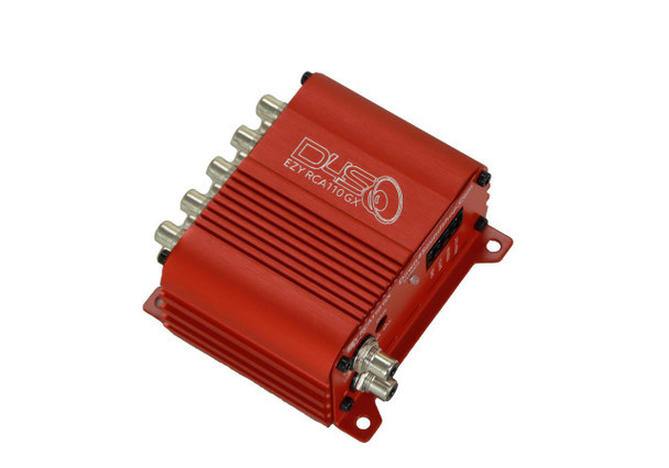 Down4Sound EZY RCA110GX - RED - POWER RCA DISTRIBUTION WITH MASTER GAIN CONTROL