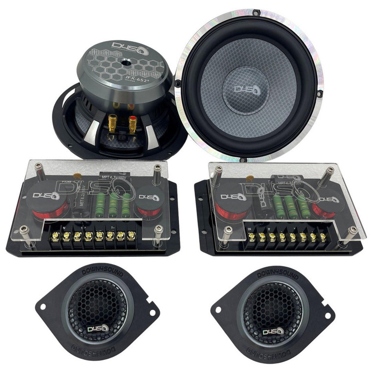 Down 4 Sound DOWN4SOUND JFX652S - 6.5 INCH 2 WAY CAR AUDIO SPEAKERS - 300W RMS - PAIR