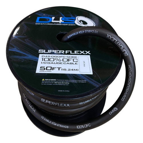Down 4 Sound Down4Sound 1/0 Tinned OFC Wire - 50ft
