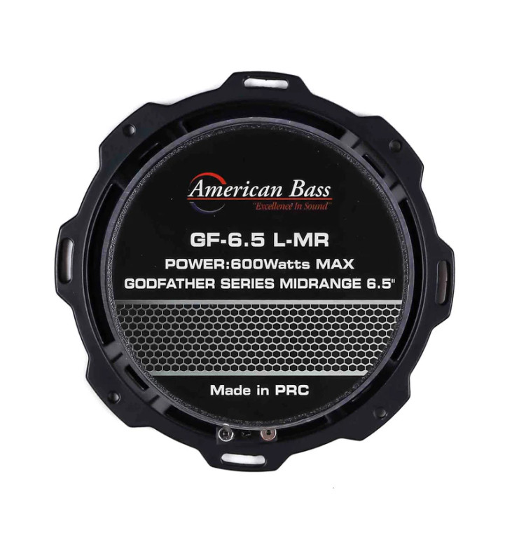 AMERICAN BASS GODFATHER 600 WATT 6.5" MIDRANGE (GF65LMR)