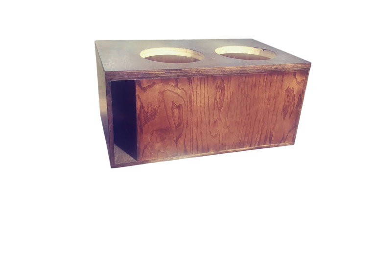Custom dual 10-inch flat-pack subwoofer enclosure kit
