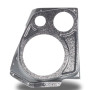 Single 6.5″ and Single 3.5″ and Single Tweeter Speaker Pods for the Rear Door of a 21-24 Ford F-150-Ford F-250 F-350 Crew Cab