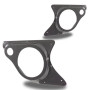 Single 6.5″ and Single Tweeter Speaker Pods for the Front Door of a 10-14 Ford Mustang