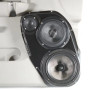 Single 8″ and Single 6.5″ and Single 3.5″ Speaker Pods for the Front Door of a 07-09 Chevrolet Silverado-GMC Sierra Lower Handle