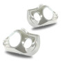 Single 6.5″ and Single 3.5″ Speaker Pods for the Front Door of a 06-11 Honda Civic 2 Door