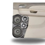 Dual 6.5″ and Dual 4″ Speaker Pods for the Rear Door of a 07-14 GM Full Size Truck Upper Handle