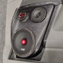 Single 6.5″ and Single 3.5″ and Single Tweeter Speaker Pods for the Front Door of a 06-08 Dodge Ram