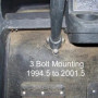 Custom Speaker Pods Brand – 3-Bolt – Single 6.5″ Speaker Pods for the Lower Dash of a 93-23 E-Z-Go TXT