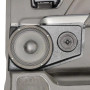 Single 8″ and Single 3.5″ Speaker Pods for the Rear Door of a 14-18 Chevrolet Silverado-GMC Sierra Crew Cab