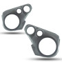 Single 6.5″ and Single 3.5″ and Single Tweeter Speaker Pods for the Front Door of a 18-24 Toyota Camry