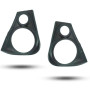 Single 8″ and Single 3.5″ Speaker Pods for the Rear Door of a 14-23 Jeep Cherokee