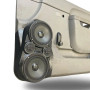 Dual 6.5″ and Dual Tweeter Speaker Pods for the Front Door of a 10-13 Chevrolet Silverado-GMC Sierra Lower Handle Manual Window