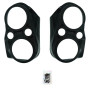 Dual 6.5″ and Dual Tweeter Speaker Pods for the Front Door of a 10-13 Chevrolet Silverado-GMC Sierra Lower Handle Manual Window